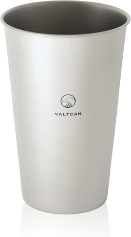 فالتكان كوب تيتانيوم 500 مل سعة 16.9 اونصة قابل للتكديس من الورق والبلاستيك البديل in Kuwait