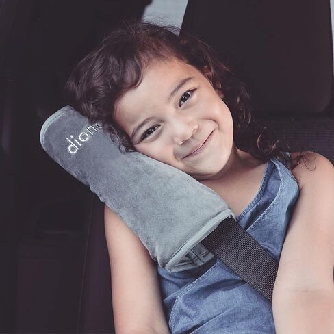 Diono Seat Belt Pillow for Kids, Super Soft Car Seat Belt Cover Travel Pillow for Head, Neck, Shoulder in Car, Universal Fit in Kuwait