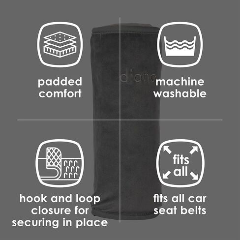 Diono Seat Belt Pillow for Kids, Super Soft Car Seat Belt Cover Travel Pillow for Head, Neck, Shoulder in Car, Universal Fit in Kuwait