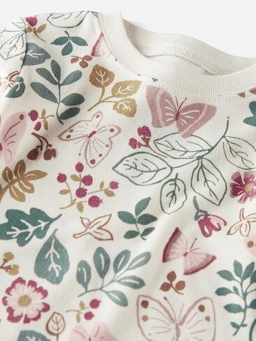 little planet by carter's Baby Girl's Organic Cotton 2-Piece Pajama Sets, Butterflies, 18 Months in Kuwait