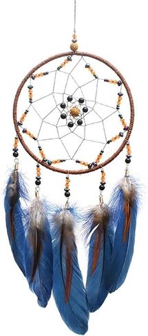 SMANSNAY Dream Catchers Wall Decor, Pure Hand-Woven Dream Catcher Decoration for Boys Girls Bedroom/Home, Wedding Blessing Gift 23.6" Length (Pearl White) in Saudi Arabia