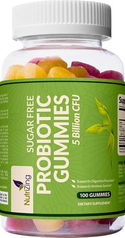 NutriZing Vegan Probiotics for Digestive Health - 30 Billion CFU & 16 strains - Bifidobacterium & Lactobacillus Probiotics for Men & Women - Delayed Release Probiotic Gut Health Supplement in Saudi Arabia