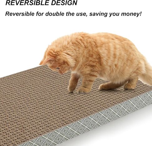 Ahomdoo 5 عبوات من ألواح خدش القطط من الورق المقوى وسادات خدش القطط مناسبة للقطط لراحة المخالب واللعب in Kuwait