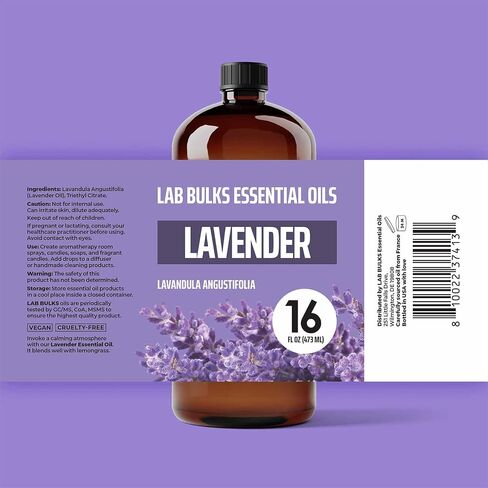 Lab Bulks Essential Oils - Eucalyptus Essential Oil 16 oz (473 ml) Bulk Bottle, for Diffusers, Home Care, Candles, Aromatherapy, Diffuser, Eucalyptus Oil Spray in Saudi Arabia