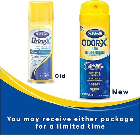 Dr. Scholl's Odor-X Odor Fighting Spray Powder 4.70 oz (Pack of 9) in Saudi Arabia