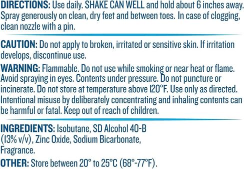 Dr. Scholl's Odor-X Odor Fighting Spray Powder 4.70 oz (Pack of 9) in Saudi Arabia