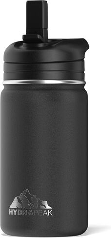 Hydrapeak Mini 14oz Kids Water Bottle with Straw Lid, Insulated Water Bottle Kids, Kids Water Bottle Stainless Steel, Kids Water Bottles (Lavender) in Kuwait