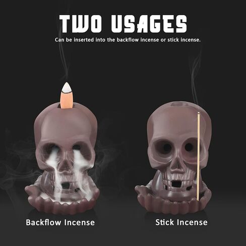 مبخرة من السيراميك مع 120 مخروط بخور من سويو، عصا بخور مع 30 خرزة و30 عصا بخار، زخرفة علاجية in Kuwait