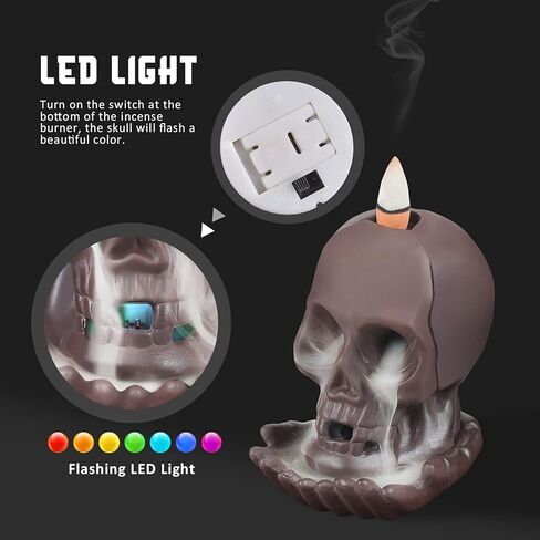 مبخرة من السيراميك مع 120 مخروط بخور من سويو، عصا بخور مع 30 خرزة و30 عصا بخار، زخرفة علاجية in Kuwait