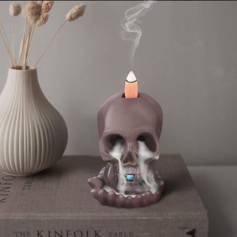 مبخرة من السيراميك مع 120 مخروط بخور من سويو، عصا بخور مع 30 خرزة و30 عصا بخار، زخرفة علاجية in Kuwait