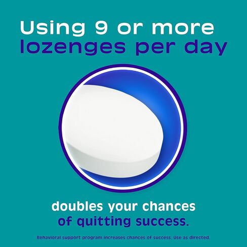 Nicorette 2 mg Nicotine Lozenges to Quit Smoking - Mint Flavored Stop Smoking Aid, 72 Count in Kuwait