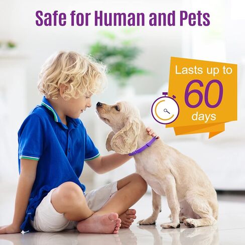 Calming Collar for Dogs, Dog Anxiety Relief, Adjustable Dog Calming Collar, Sustained Release Pheromone, Suitable for All Dogs with Separation Anxiety&Stress&Fear, Easily Fit in New Environment, 4Pcs in Kuwait