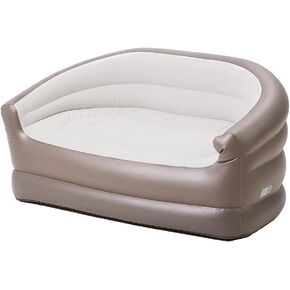 جيويا كرسي مزدوج قابل للنفخ للبالغين - اريكة استرخاء قابلة للطي - اريكة هوائية محمولة للاستخدام في الاماكن المغلقة والمفتوحة والتخييم والسفر (ابيض) in Kuwait