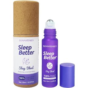 Essential Oil Serum Roll On 10ml,Herbal Essential Oil Blend Roller Ball for Adults,Oil-Free Lavender Scent in Saudi Arabia