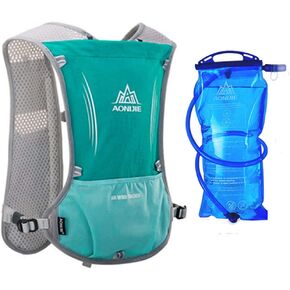 Lovtour Premium Running Race Hydration Vest Pack for Marathon, Cycling, Hiking with Soft Water Bottle As Gift