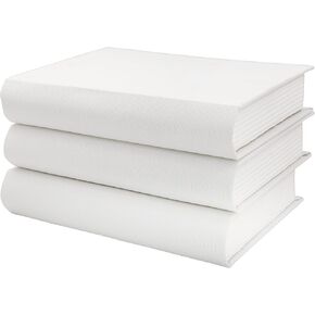 AuldHome Design Faux Book Stack: Collect Beautiful Moments Decorative Book Set with Burlap Ribbon Wrap in Kuwait