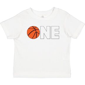 inktastic One- Basketball First Birthday Baby T-Shirt