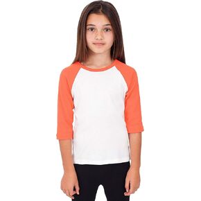 تي شيرت Hat and Beyond Kids Raglan Jersey للأطفال الصغار الصغار بأكمام 3/4 in Kuwait