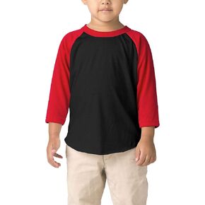 Hat and Beyond Kids Raglan Jersey Child Toddler Youth Uniforms 3/4 Sleeves T Shirts in Kuwait