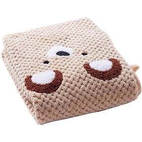 Honebear Microfiber Pet Bath Towel Dog Towel.Dog Towel Soft Absorbent Drying for Small Medium Large Dogs and Cats with Great for Bathing and Grooming (M(19.7 * 31.5inch), Pink)