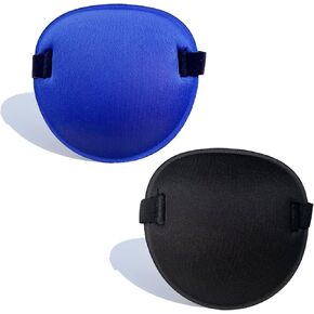 2PCS Eye Patches, Soft Medical Eye Patch Adjustable Amblyopia Lazy Eye Patches, Pirate Eye Patches for Kids and Adults, 2 Color