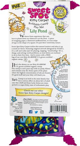 FUZZU Sweet Spot Kitty Carpet with Catnip (Summer's Dream) in Kuwait