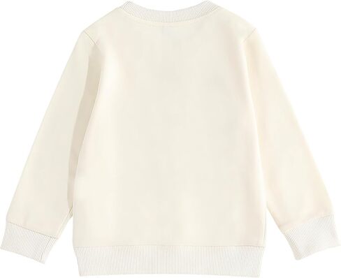 سويت شيرت للفتيات الصغيرات بأكمام طويلة بلوفر بياقة دائرية وبلوزة للأطفال مطبوع عليها زهور ملابس الخريف والشتاء in Kuwait