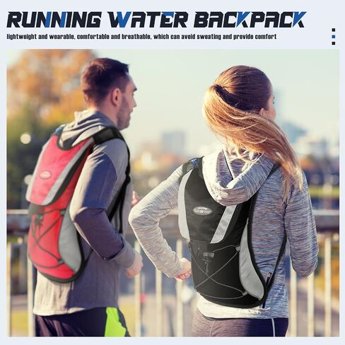 2 Pack Hydration Backpack Pack with 2L Water Bladder, Hiking Backpack with Hydration Bladder Water Rucksack Backpack Bladder Bag Cycling Bicycle Bike/Hiking Climbing Pouch in Kuwait