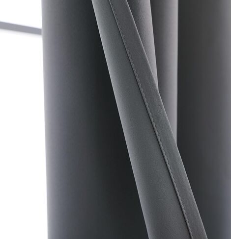 INLINAS Blackout Curtains for Bedroom, Thermal Insulated, Noise Reduction, Energy Saving Set of 2 Panels, Beige, 42W x 45L Inch in Kuwait