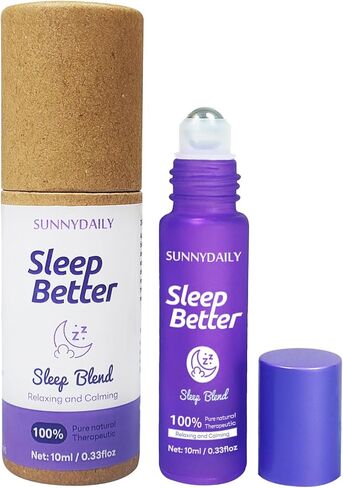Essential Oil Serum Roll On 10ml,Herbal Essential Oil Blend Roller Ball for Adults,Oil-Free Lavender Scent in Saudi Arabia
