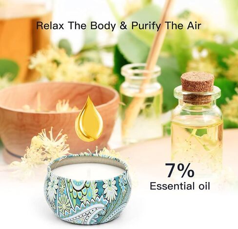 12 PCS Christmas Scented Candles Gifts for Women, Soy Wax Candles with Essential Oils Aromatherapy Candles for Home Scented, Stress Relief, Bath,Yoga, Christmas Thanksgiving Gift in Saudi Arabia
