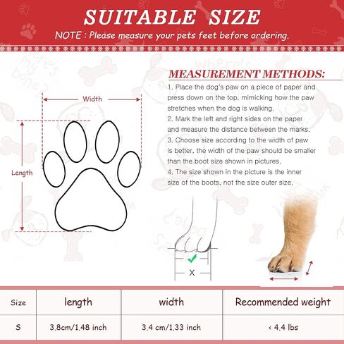 Winter Puppy Dog Coat and 4 Pieces Waterproof Dog Shoes Warm Dog Jacket Waterproof Windproof Pet Clothes Snowsuit Warm Fleece Lining Padded Pet Clothes Dog Adjustable Shoes for Small Pet Dogs Cat in Saudi Arabia