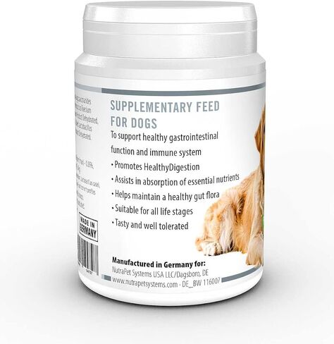 NutraVital Biotic Dog - Pre & Probiotics Powder for Dogs - Prebiotic & Probiotic Supplement for Gut Flora Digestive Health Bowel & Immune System Support - Functional Blend Veterinary Supplements in Saudi Arabia