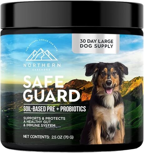 البروبيوتيك الآمن للكلاب مع التخلص من السموم ومعادن الفولفيك لتخفيف الحساسية والحكة الجلدية والإسهال وتحسين نظام المناعة والطاقة لدى الكلب (مسحوق، 70 جرام) in Kuwait