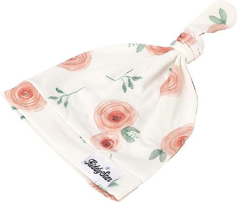 Top Knot Hat - Flower Off White, Off White, 0-36 Months in Kuwait