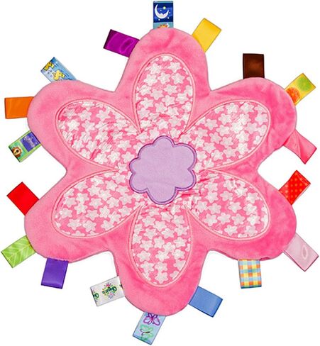 Inchant Taggy Soothing Security Blanket Plum Blossom Baby Velvet Comforter - Pink in Saudi Arabia