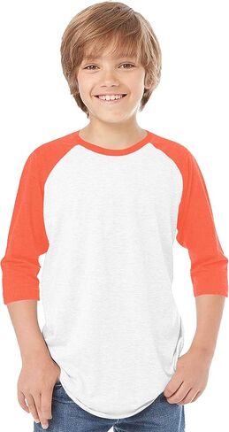 تي شيرت Hat and Beyond Kids Raglan Jersey للأطفال الصغار الصغار بأكمام 3/4 in Kuwait