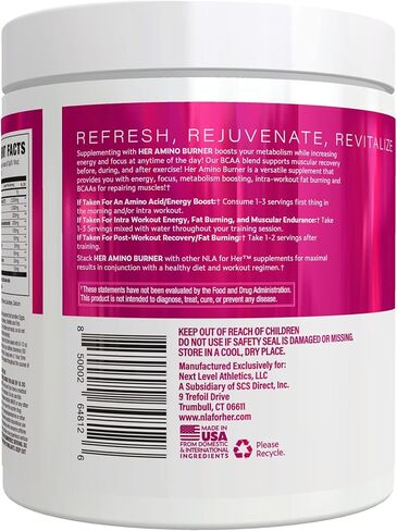 معزز الأحماض الأمينية الحرارية للنساء قبل وبعد التمرين (لكمة البطيخ، 30 حصة) الأحماض الأمينية الأساسية BCAA والكافيين والإلكتروليتات - أقصى قدر من التدريبات الخاصة بك مع طاقة مستدامة - نباتي، خالي من السكر in Kuwait