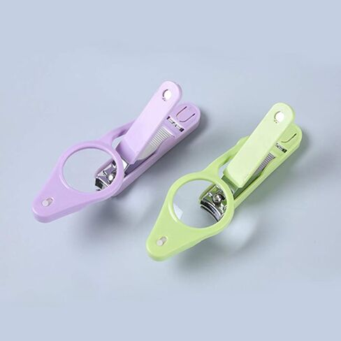 EXCEART Nail Clippers with LED Light and Magnifier Nail Cutters Fingernails Toenails Clippers for Baby Kids Ederly People Pets in Saudi Arabia