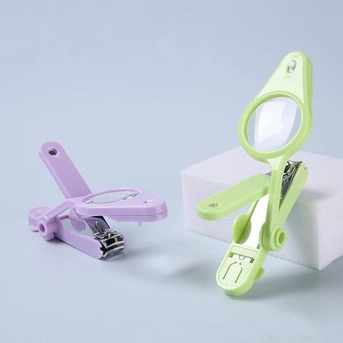 EXCEART Nail Clippers with LED Light and Magnifier Nail Cutters Fingernails Toenails Clippers for Baby Kids Ederly People Pets in Saudi Arabia