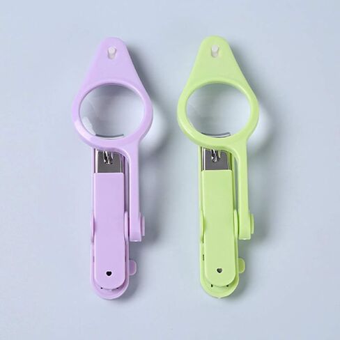 EXCEART Nail Clippers with LED Light and Magnifier Nail Cutters Fingernails Toenails Clippers for Baby Kids Ederly People Pets in Saudi Arabia