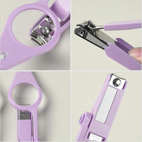 EXCEART Nail Clippers with LED Light and Magnifier Nail Cutters Fingernails Toenails Clippers for Baby Kids Ederly People Pets in Saudi Arabia