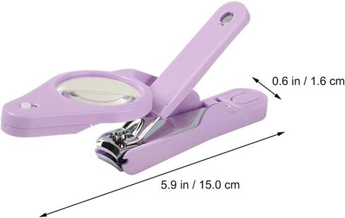 EXCEART Nail Clippers with LED Light and Magnifier Nail Cutters Fingernails Toenails Clippers for Baby Kids Ederly People Pets in Saudi Arabia