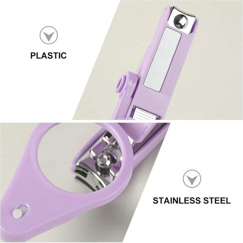 EXCEART Nail Clippers with LED Light and Magnifier Nail Cutters Fingernails Toenails Clippers for Baby Kids Ederly People Pets in Saudi Arabia