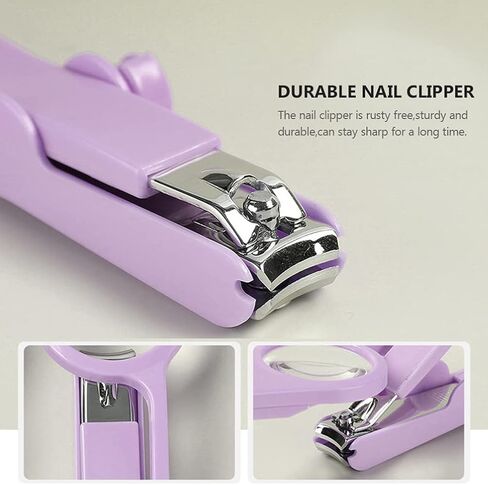 EXCEART Nail Clippers with LED Light and Magnifier Nail Cutters Fingernails Toenails Clippers for Baby Kids Ederly People Pets in Saudi Arabia