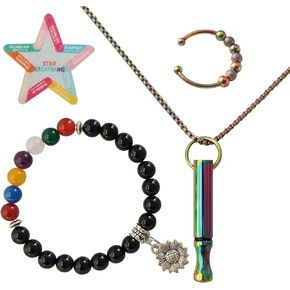 شوكة ضبط 528 هرتز من كونتيد 7 شاكرا سوار كريستال احجار شفاء، شوك ضبط لمجموعات الشفاء الصوتي لضبط بيوفيلد وتخفيف التوتر واصلاح الحمض النووي والتامل واليوجا وتوازن الطاقة in Kuwait