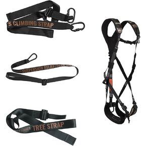 Hunter's Elite Youth Ultralight Tree Stand Safety Harness Kit Set, TrueTimber Patterns (Strata Camo) in Saudi Arabia