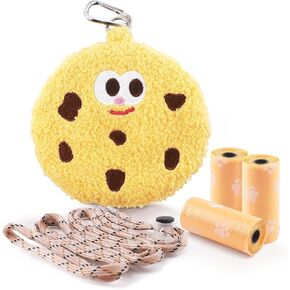 موزع أكياس فضلات الكلاب مع إبزيم وحبل للمشي لمسافات طويلة، طرق متعددة للارتداء، تصميم ممتع، يأتي مع 3 لفات من أكياس نفايات الحيوانات الأليفة، مناسب للمشي والأنشطة الخارجية. in Kuwait