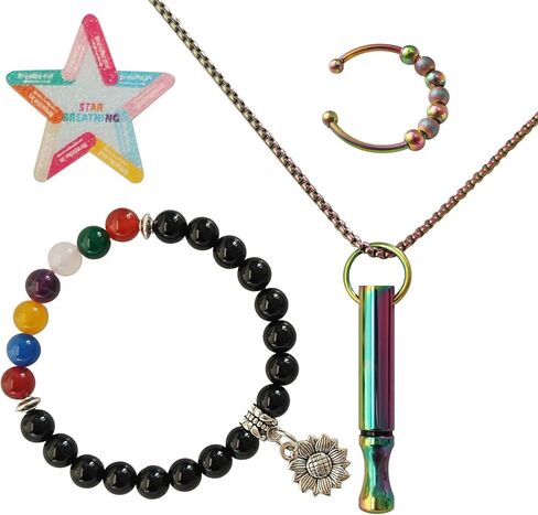 شوكة ضبط 528 هرتز من كونتيد 7 شاكرا سوار كريستال احجار شفاء، شوك ضبط لمجموعات الشفاء الصوتي لضبط بيوفيلد وتخفيف التوتر واصلاح الحمض النووي والتامل واليوجا وتوازن الطاقة in Kuwait