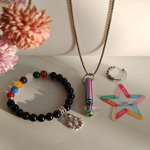 شوكة ضبط 528 هرتز من كونتيد 7 شاكرا سوار كريستال احجار شفاء، شوك ضبط لمجموعات الشفاء الصوتي لضبط بيوفيلد وتخفيف التوتر واصلاح الحمض النووي والتامل واليوجا وتوازن الطاقة in Kuwait